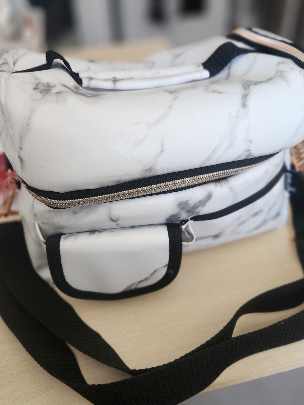 Marble-Print Lunchbox